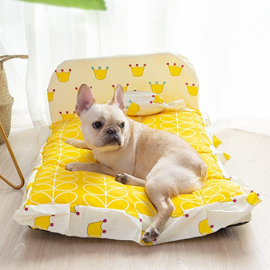 Teddy small dog pet bed1
