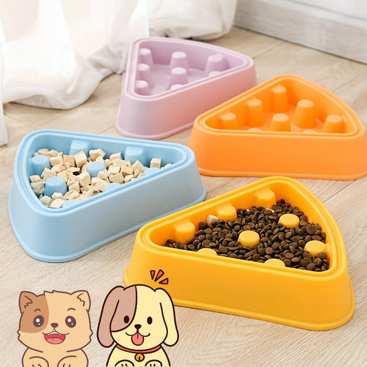 Pet Cat Dog Bowl Cartoon Pizza Single1