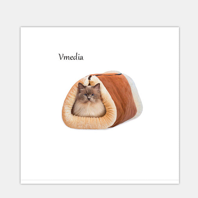 Cat Tunnelsleeping Bag Kennellitter Pets Nest5
