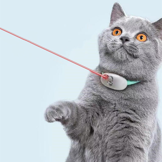 Automatic Cat Toy Smart Laser Teasing Cat Collar Electric2