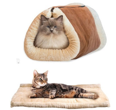 Cat Tunnelsleeping Bag Kennellitter Pets Nest6