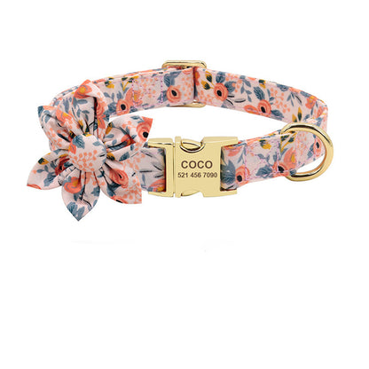 Fashion Printed Dog Collar Personalized Nylon Dog Collar6