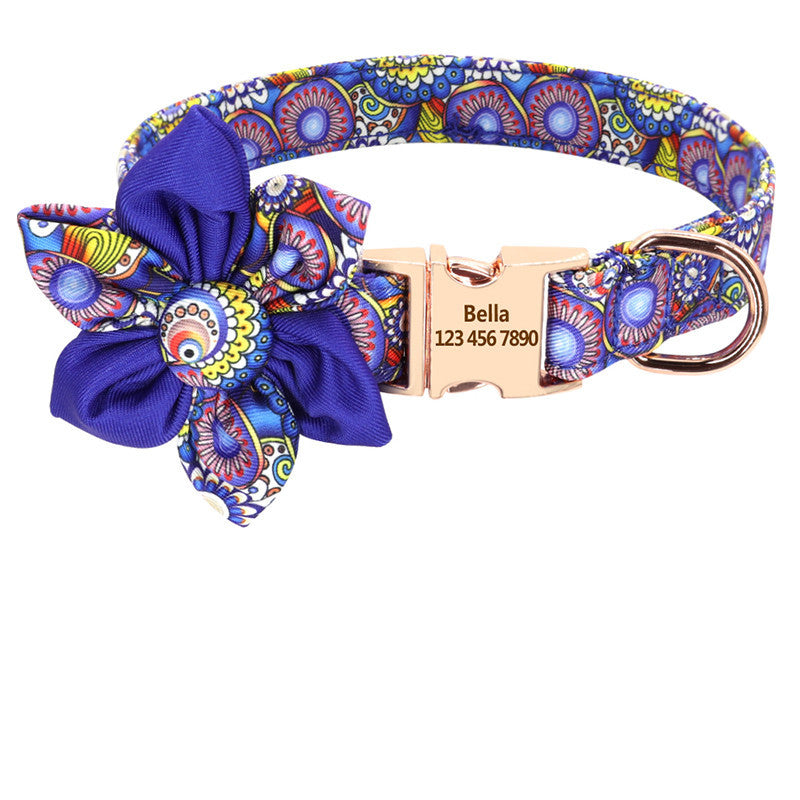 Fashion Printed Dog Collar Personalized Nylon Dog Collar3