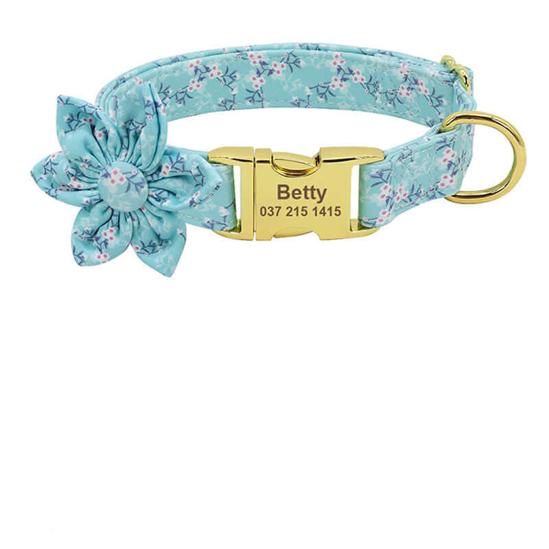 Fashion Printed Dog Collar Personalized Nylon Dog Collar5