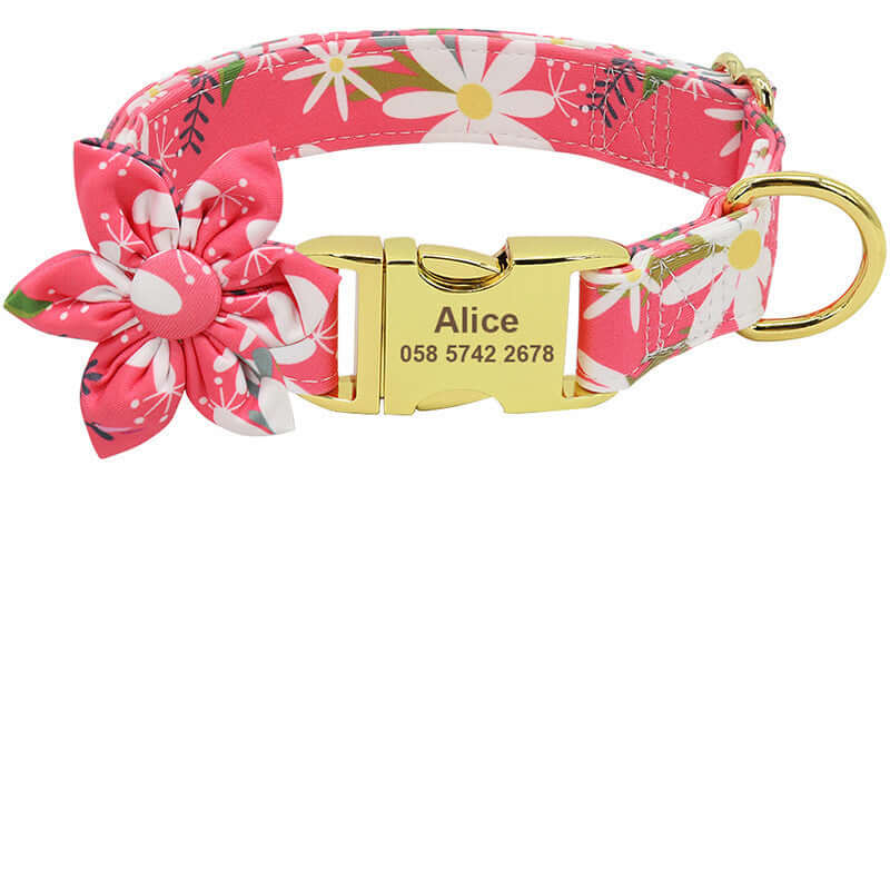 Fashion Printed Dog Collar Personalized Nylon Dog Collar7