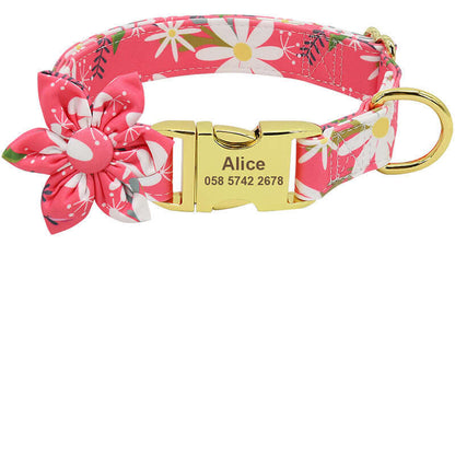 Fashion Printed Dog Collar Personalized Nylon Dog Collar7