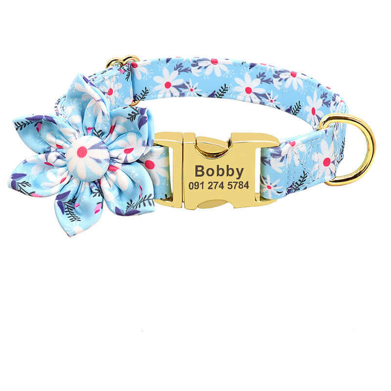 Fashion Printed Dog Collar Personalized Nylon Dog Collar4