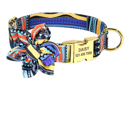 Fashion Printed Dog Collar Personalized Nylon Dog Collar9