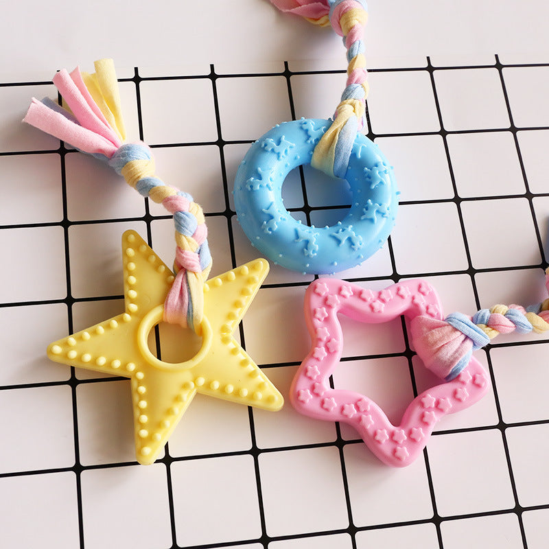 Non-toxic Pet Dog Puppy Training Toy Chew Rubber Toys3