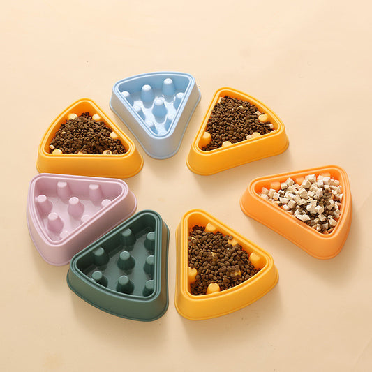 Pet Cat Dog Bowl Cartoon Pizza Single2