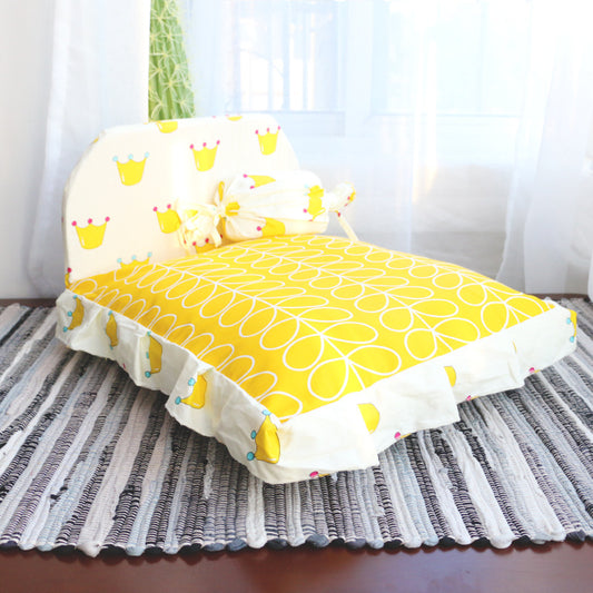 Teddy small dog pet bed2
