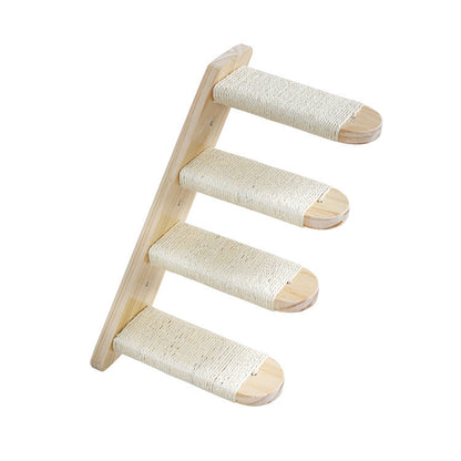 Wall Type Solid Wood Sisal Column Cat7