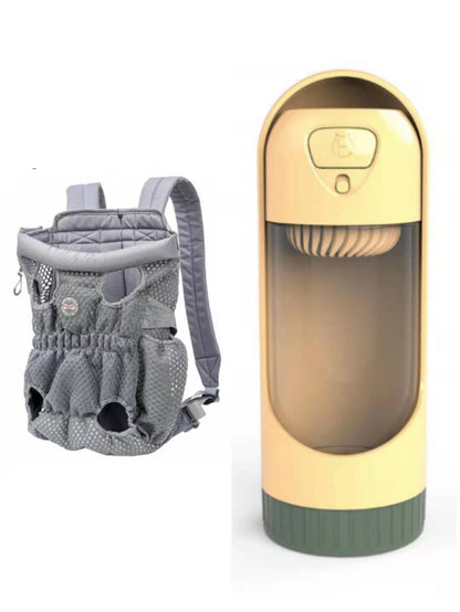 Pet Carrier Backpack Outdoor Travel Mesh Breathable Shoulder Bags12