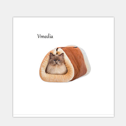 Cat Tunnelsleeping Bag Kennellitter Pets Nest5