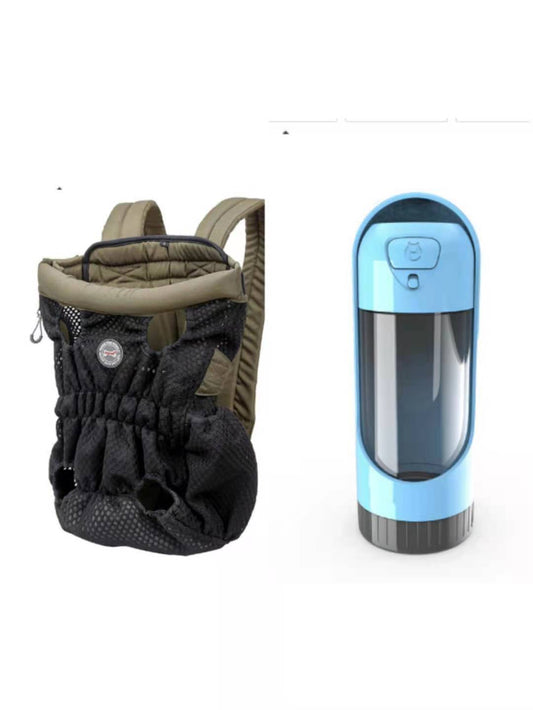 Pet Carrier Backpack Outdoor Travel Mesh Breathable Shoulder Bags2