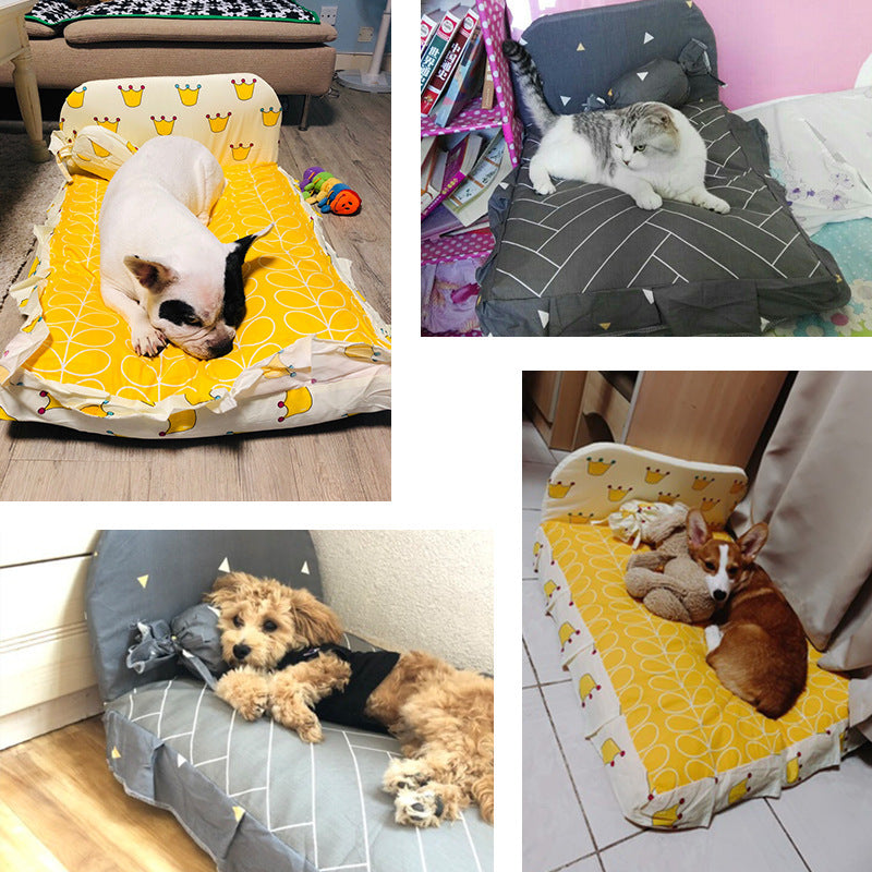 Teddy small dog pet bed3
