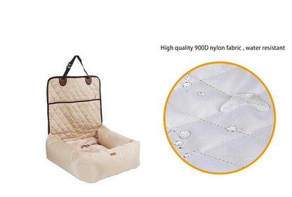 2 In 1 Pet Dog Carrier Folding Car Seat Pad4