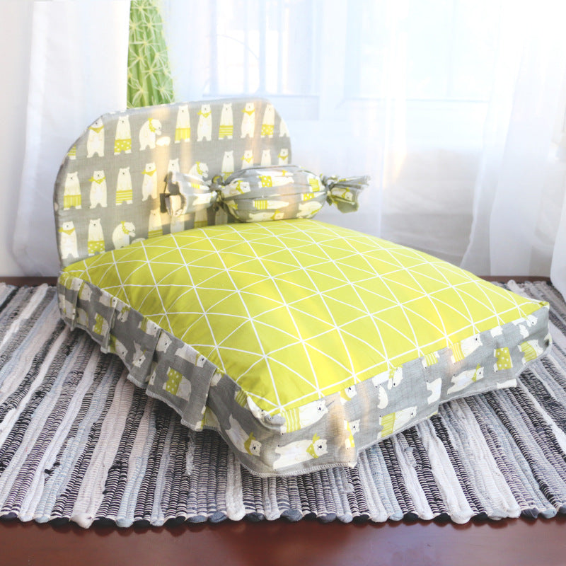 Teddy small dog pet bed6