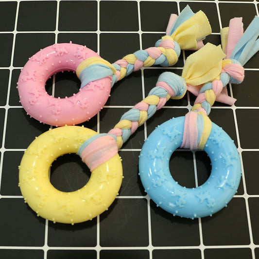 Non-toxic Pet Dog Puppy Training Toy Chew Rubber Toys2