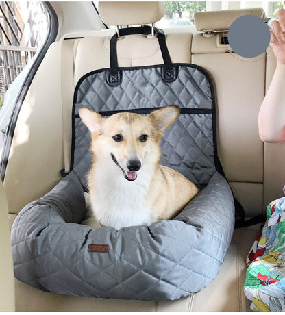 2 In 1 Pet Dog Carrier Folding Car Seat Pad10