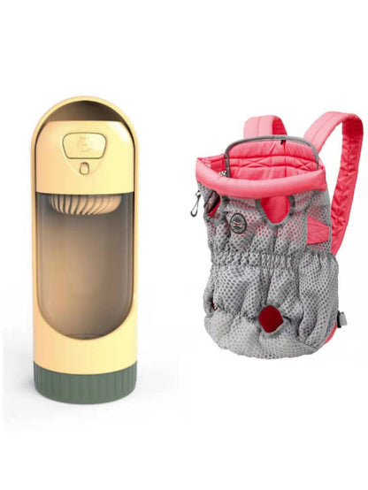 Pet Carrier Backpack Outdoor Travel Mesh Breathable Shoulder Bags19