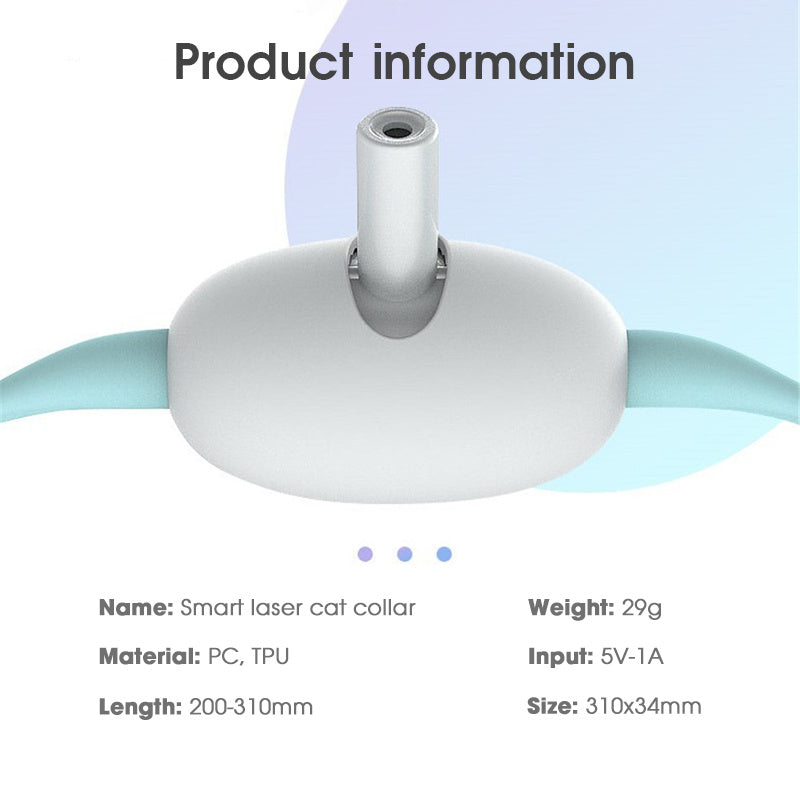 Automatic Cat Toy Smart Laser Teasing Cat Collar Electric5