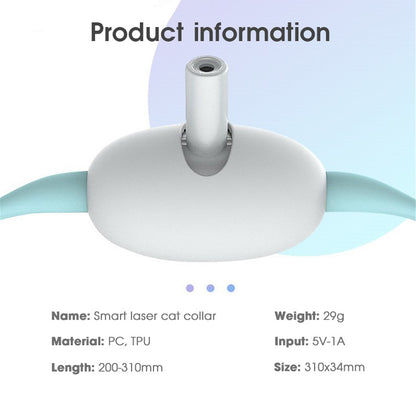 Automatic Cat Toy Smart Laser Teasing Cat Collar Electric5