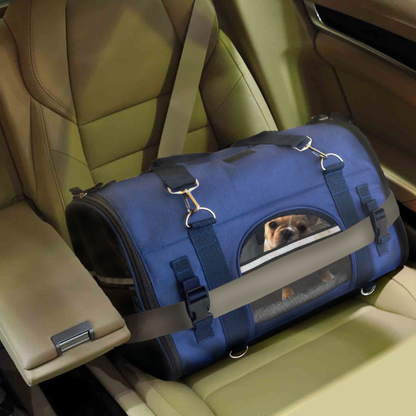 6-in-1 Sturdy Pet Carrier Backpack, Front Pack, Shoulder Bag, Pet Hand Bag, Car Seat Crate