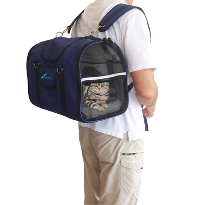 6-in-1 Sturdy Pet Carrier Backpack, Front Pack, Shoulder Bag, Pet Hand Bag, Car Seat Crate