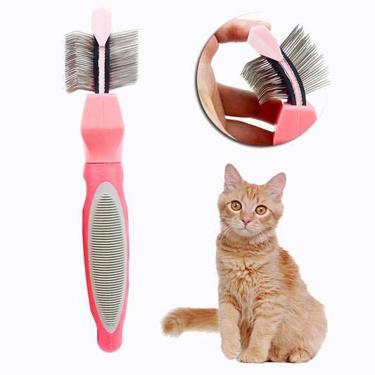 Pet Self Cleaning Hair Brush Cleaning Pets Supplies1