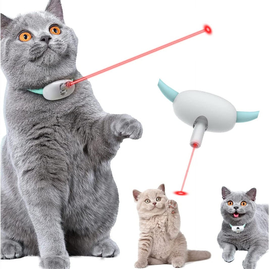 Automatic Cat Toy Smart Laser Teasing Cat Collar Electric1