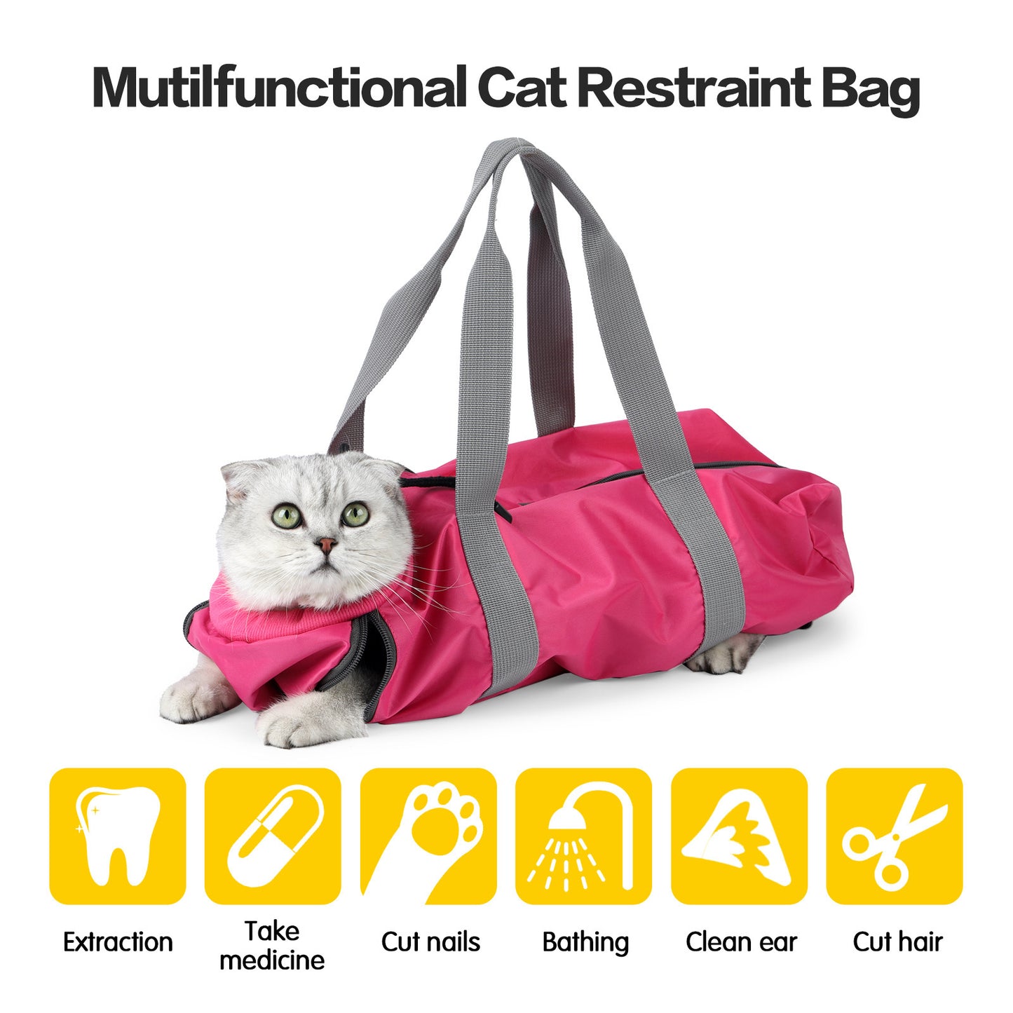 Cat Travel Bag Double Lined Anti Scratch And Bite Pet Bags6