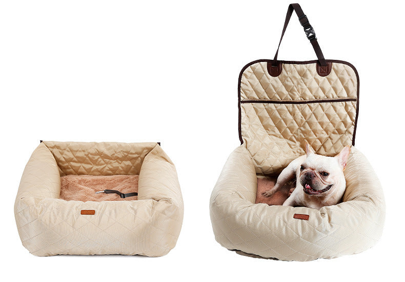 2 In 1 Pet Dog Carrier Folding Car Seat Pad8
