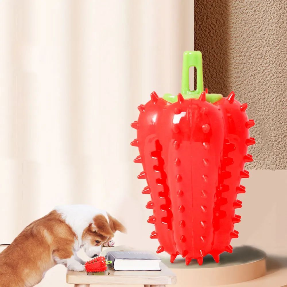 Interactive Dog Teething Chili Chewers Toy Interactive Toys Dog Toys4