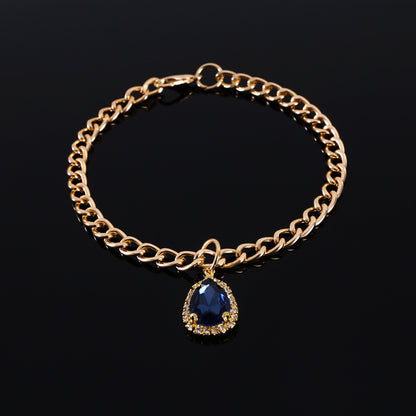 Metal Crystal Diamond Pendant Cat Collar Accessories6