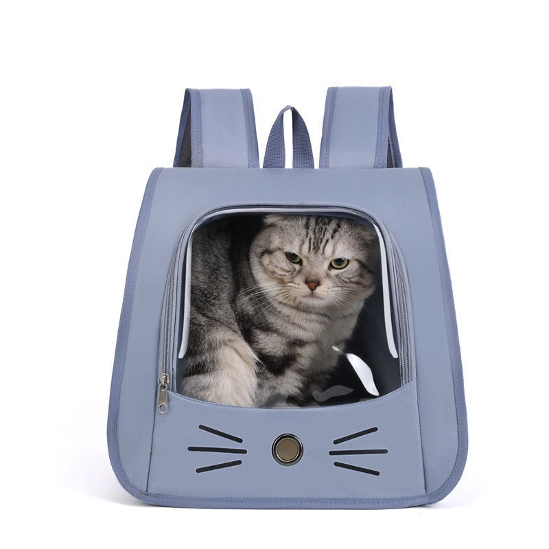 Pet Cat Carrier Bag Cat Backpack Outdoor Breathable Portable Shoulders Bag6