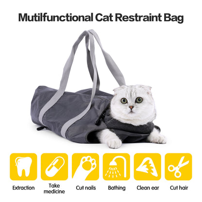 Cat Travel Bag Double Lined Anti Scratch And Bite Pet Bags5